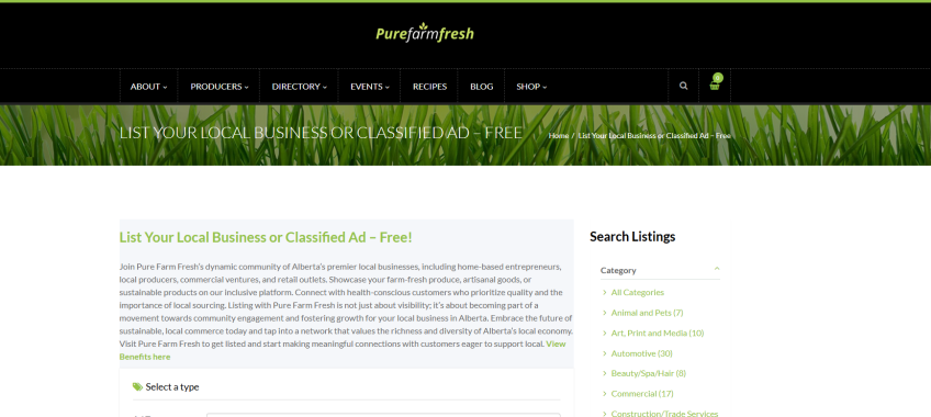 List your Business