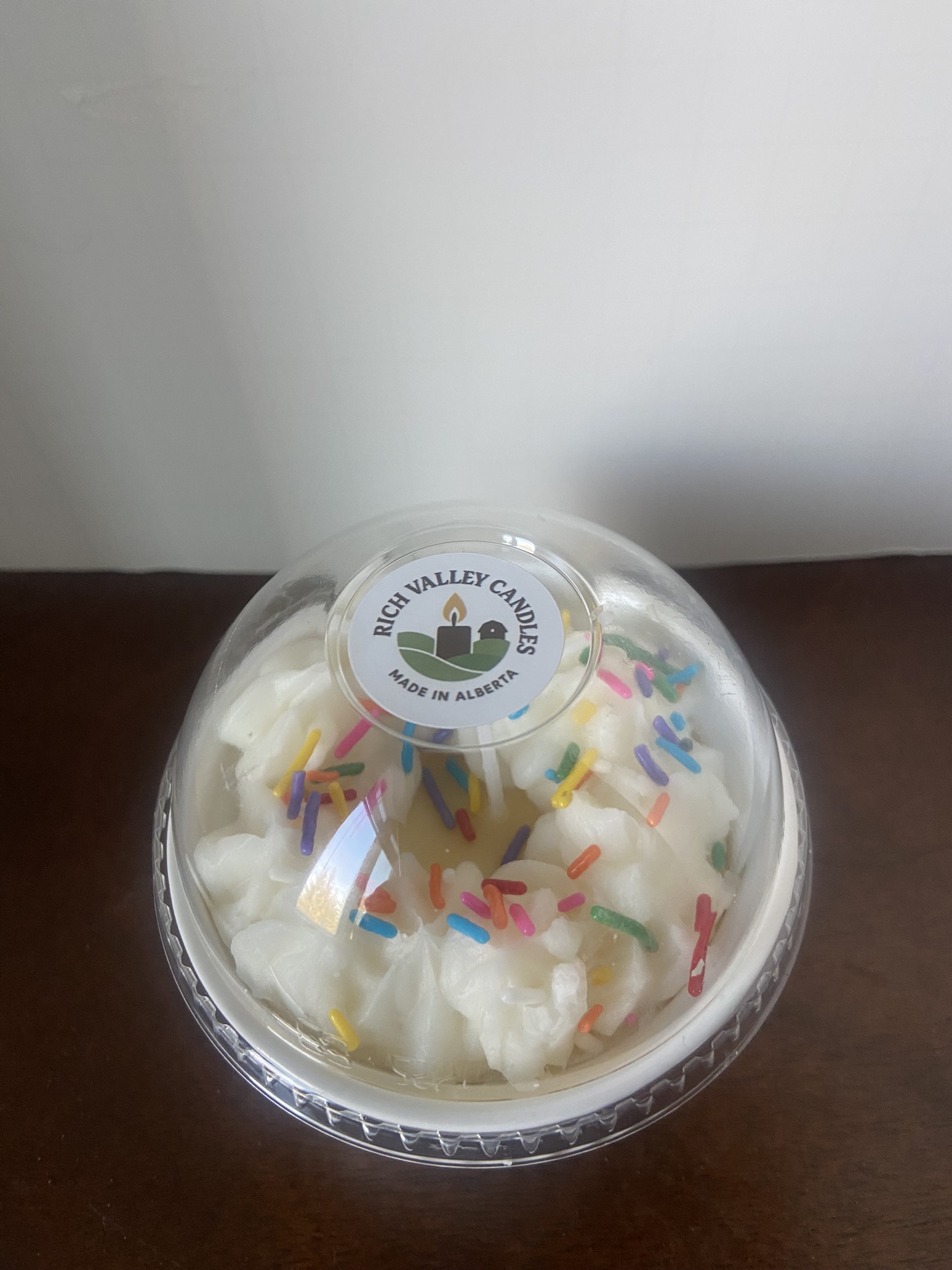 Funfetti cupcake candle Funfetti cupcake candle