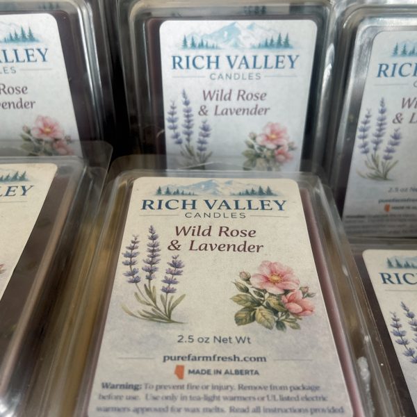 wild rose and lavendar