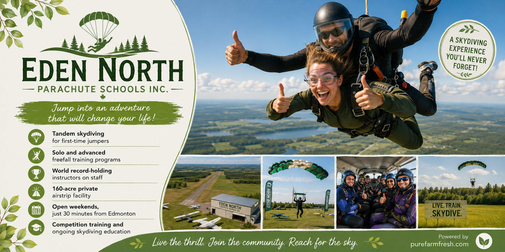 Eden North Parachute Schools Inc