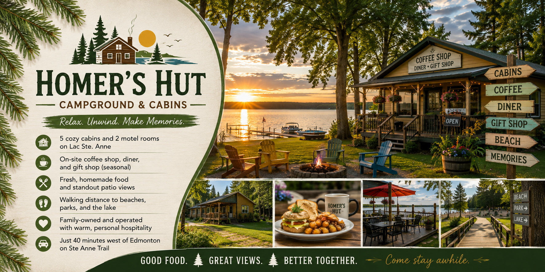 Homer’s Hut Campground & Cabins